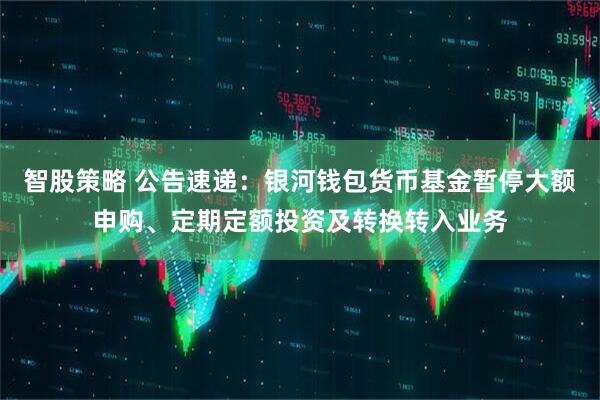 智股策略 公告速递：银河钱包货币基金暂停大额申购、定期定额投资及转换转入业务